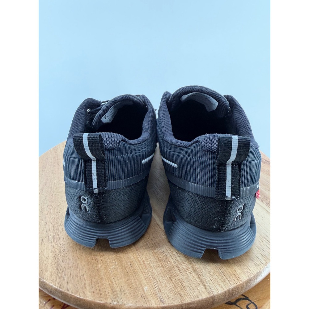 On Cloud 5 Waterproof Mens Running Shoes Black 59.98842 Size 7.5 - Picture 3 of 13